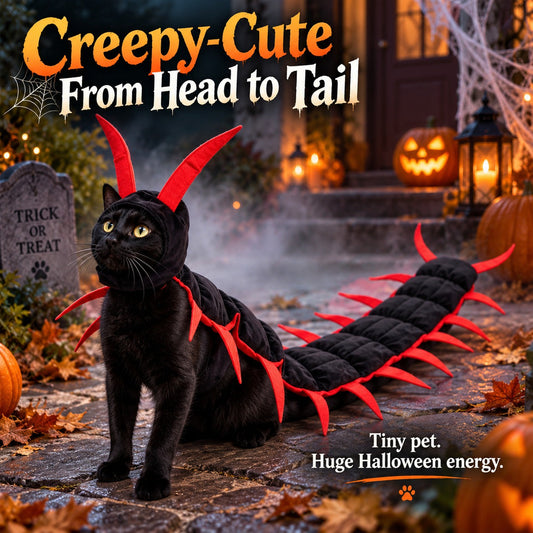 рџЋѓ Creepy-Cute Halloween Centipede Pet Costume вЂ“ 3D Crawling Outfit for Dogs & Cats рџђѕ