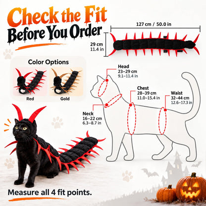 рџЋѓ Creepy-Cute Halloween Centipede Pet Costume вЂ“ 3D Crawling Outfit for Dogs & Cats рџђѕ