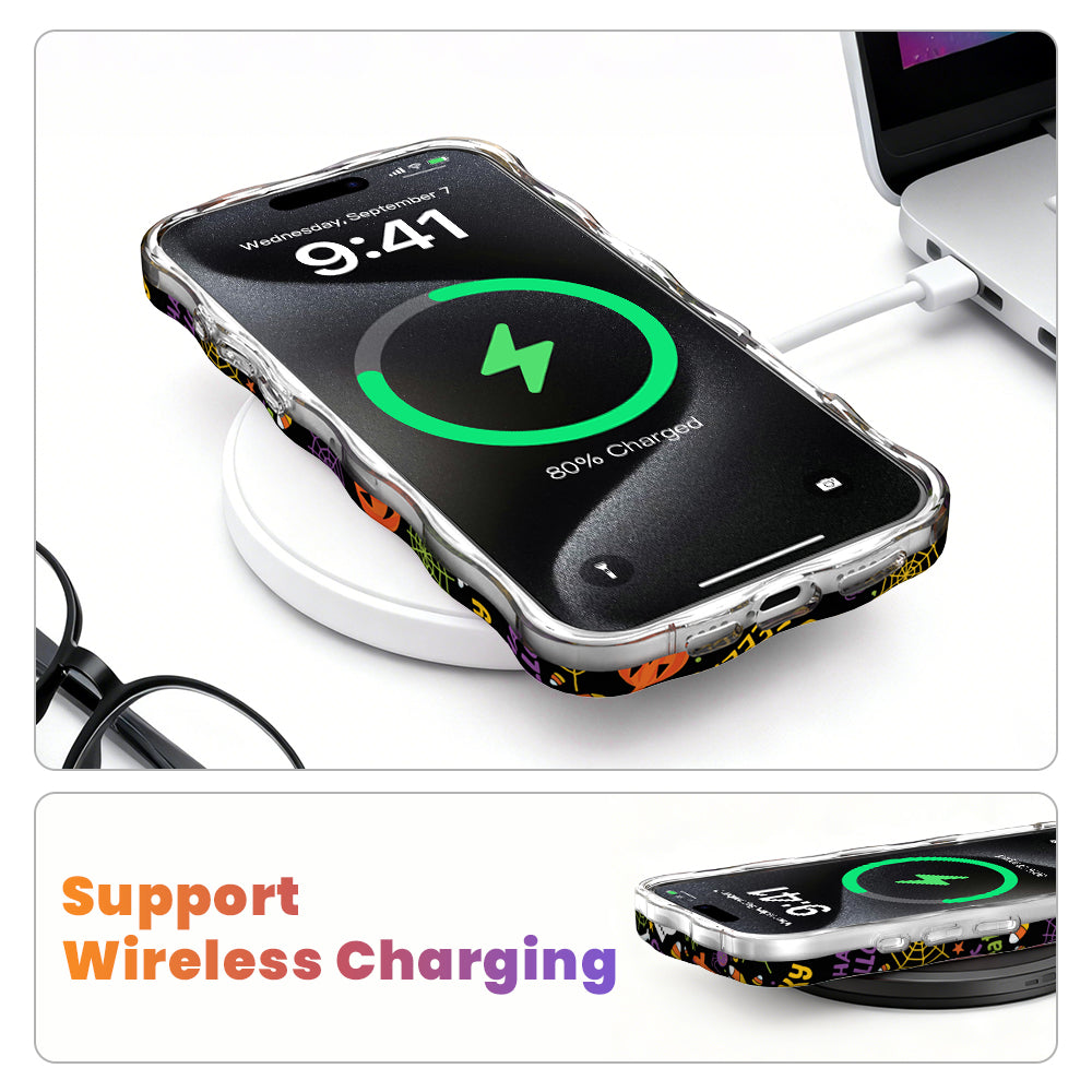 Spooky Wavy Luxe MagSafe Case for iPhone