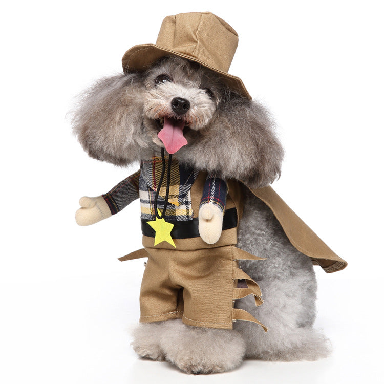 Funny Standing Dog Costume