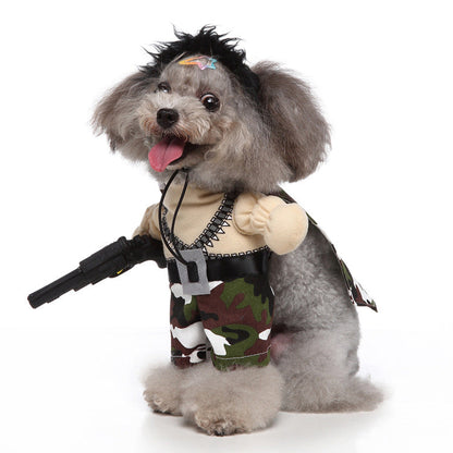 Funny Standing Dog Costume
