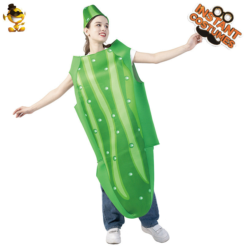 Adult Halloween Cucumber Costume For Couples And Families