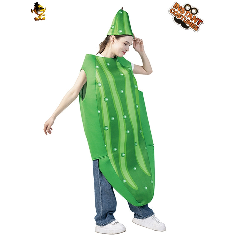 Adult Halloween Cucumber Costume For Couples And Families