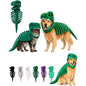 Dinosaur Skeleton Dog & Cat Halloween Pet Costume