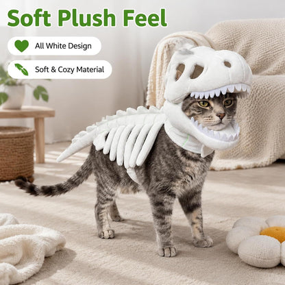 Dinosaur Skeleton Dog & Cat Halloween Pet Costume