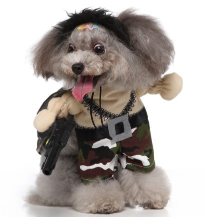 Funny Standing Dog Costume