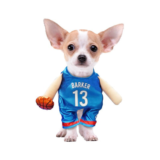 Pet Costume Furry Friends Dog or Cat Halloween Outfit Basketball Style X-Small