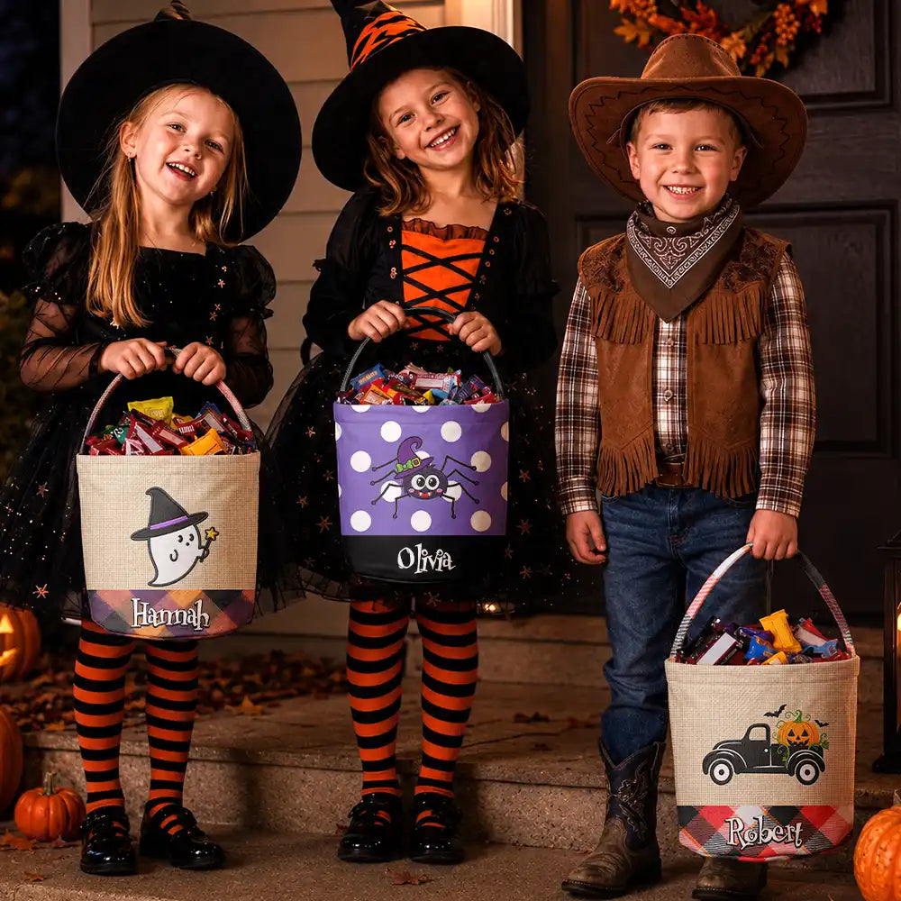 Halloween Boo Crew - Personalized Trick Or Treat Bag