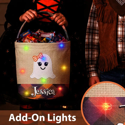 Halloween Boo Crew - Personalized Trick Or Treat Bag