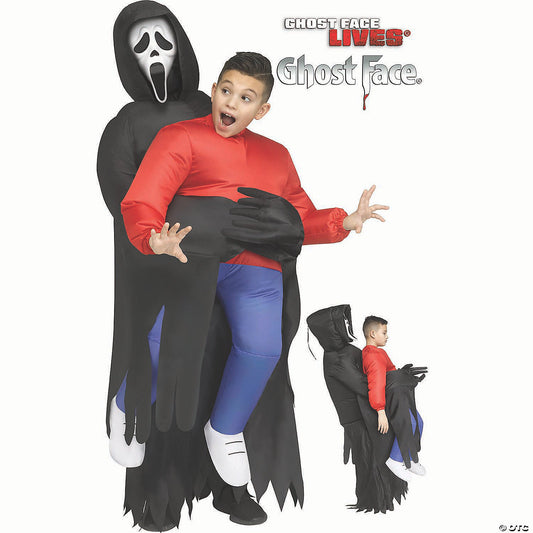 Kids Ghost Faceâ„¢ Inflatable Piggyback Costume - One Size