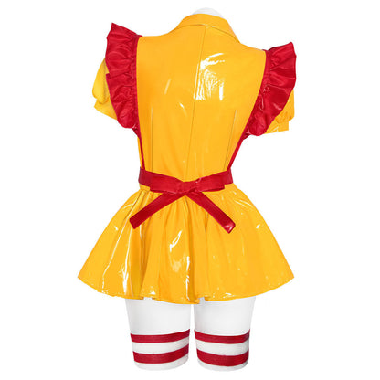2 Broke Girls Max Fast‑Food Waitress Cosplay Costume Custom‑Made for Halloween Comic‑Con