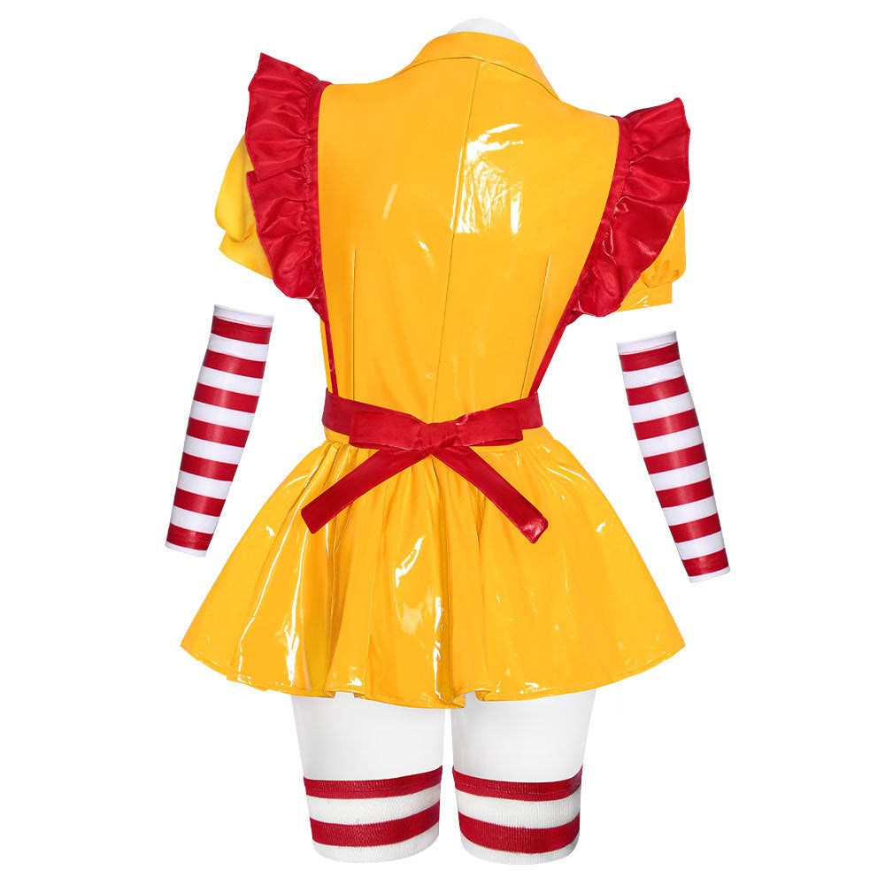 2 Broke Girls Max Fast‑Food Waitress Cosplay Costume Custom‑Made for Halloween Comic‑Con