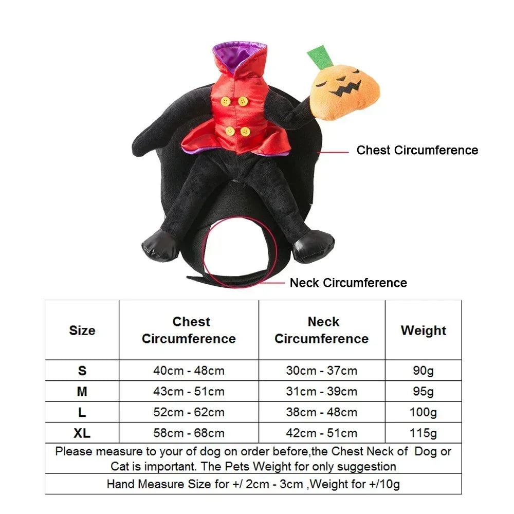 Horse Riding Pumpkin | Halloween Costume for Dogs & Cats | SвЂ“XL