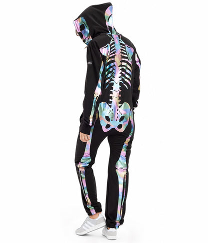 Women's Iridescent Skeleton Costume