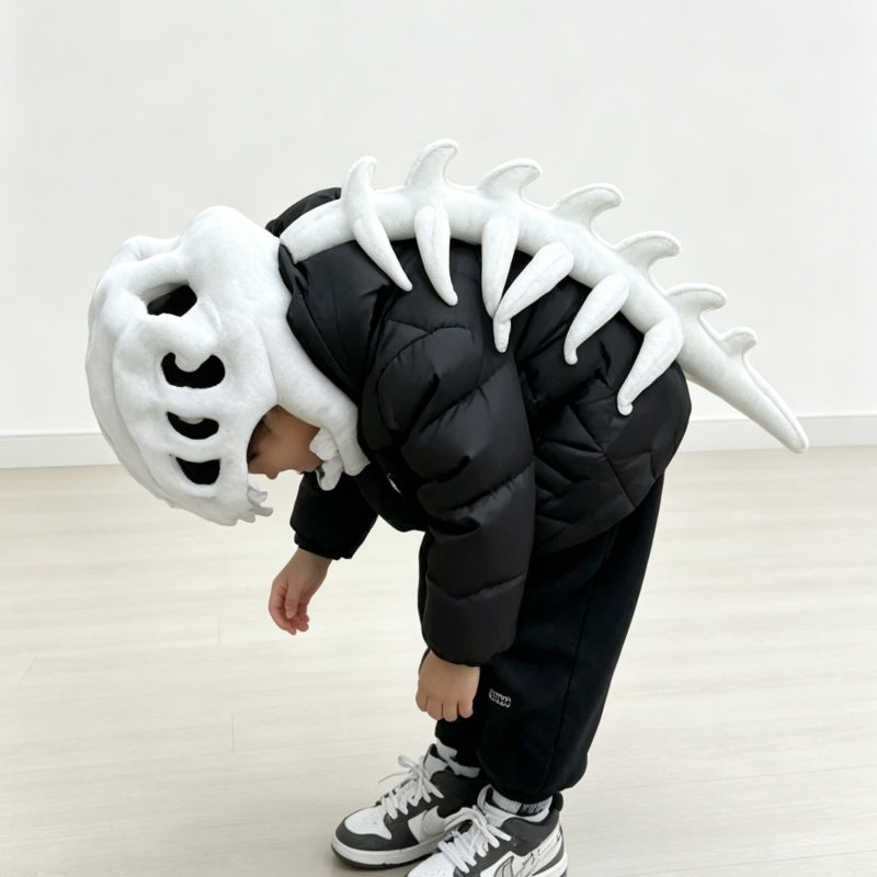 Dinosaur Plush Exoskeleton Costume | Kids & Adult Halloween Outfit-377