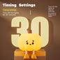 Soft Silicone Pumpkin Night Light â€“ Touch Dimmable Rechargeable Halloween Lamp