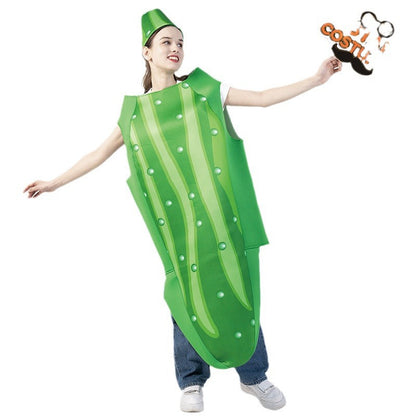 Adult Halloween Cucumber Costume For Couples And Families