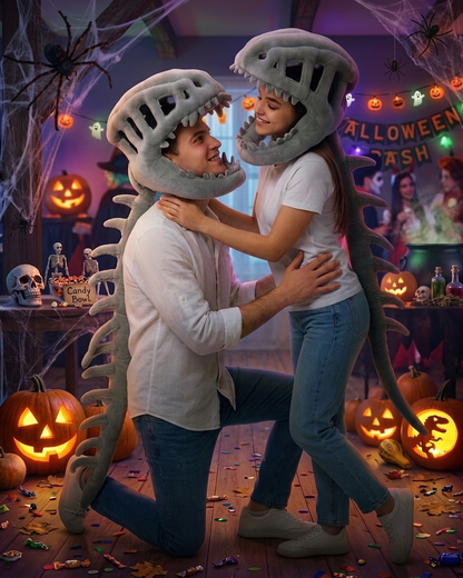 Bone-O-Saurusâ„¢ â€” The Throw-On Dinosaur Costume