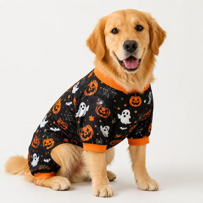 Halloween Dog Outfit вЂ“ Pumpkin & Ghost Pet Onesie