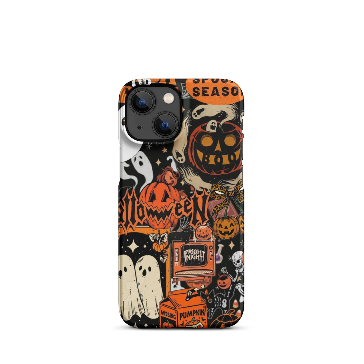 Vintage Halloween Snap Case for iPhoneВ®, Pumpkin & Ghost Collage Phone Case